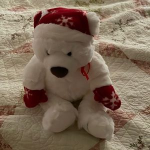 NEW GUND Special Exclusive 9th Edition White Bear for Amazon NWT Red White